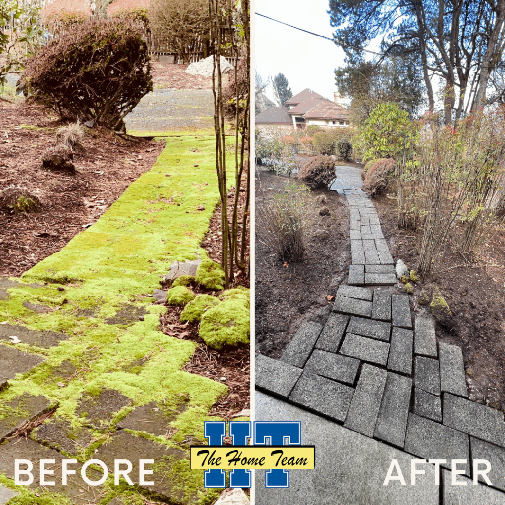 The Home Team Pressure Wash Before and After